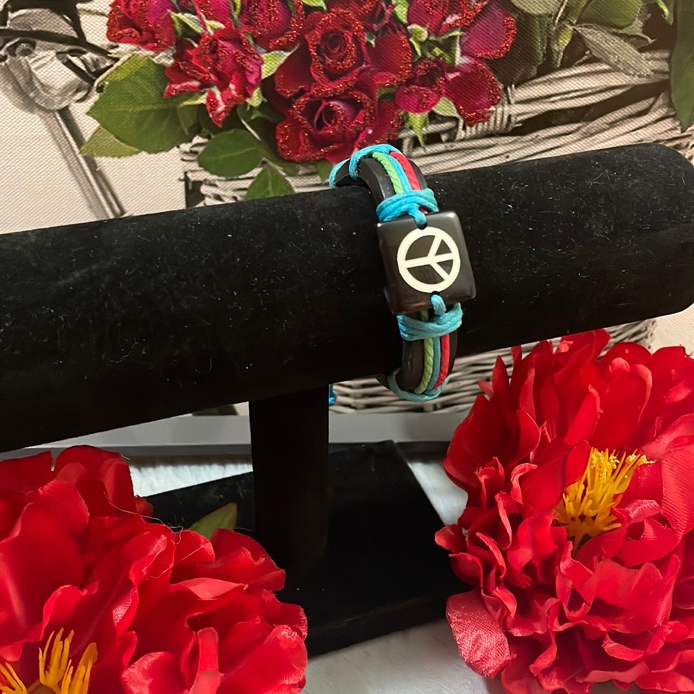 Peace Adjustable Bracelet